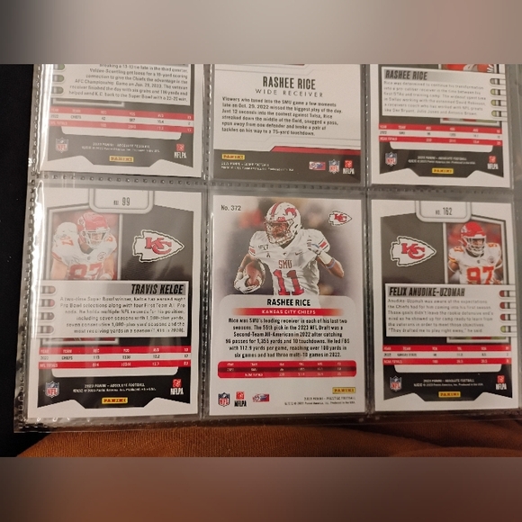 Kansas City Chiefs Team Cards (Rashee Rice Set) - Picture 14 of 15